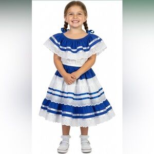 Girl's Traditional Mexican Dress